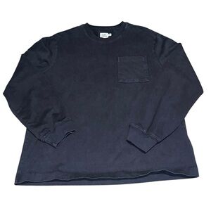 Men’s Flint and Tinder Black Long Sleeve Pocket Shirt Size XL Made in USA